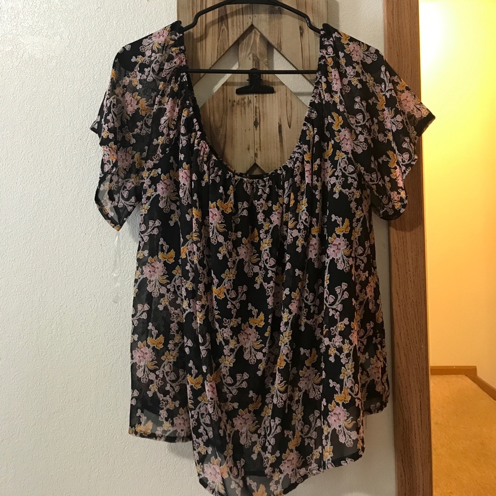 Off the shoulder shirt